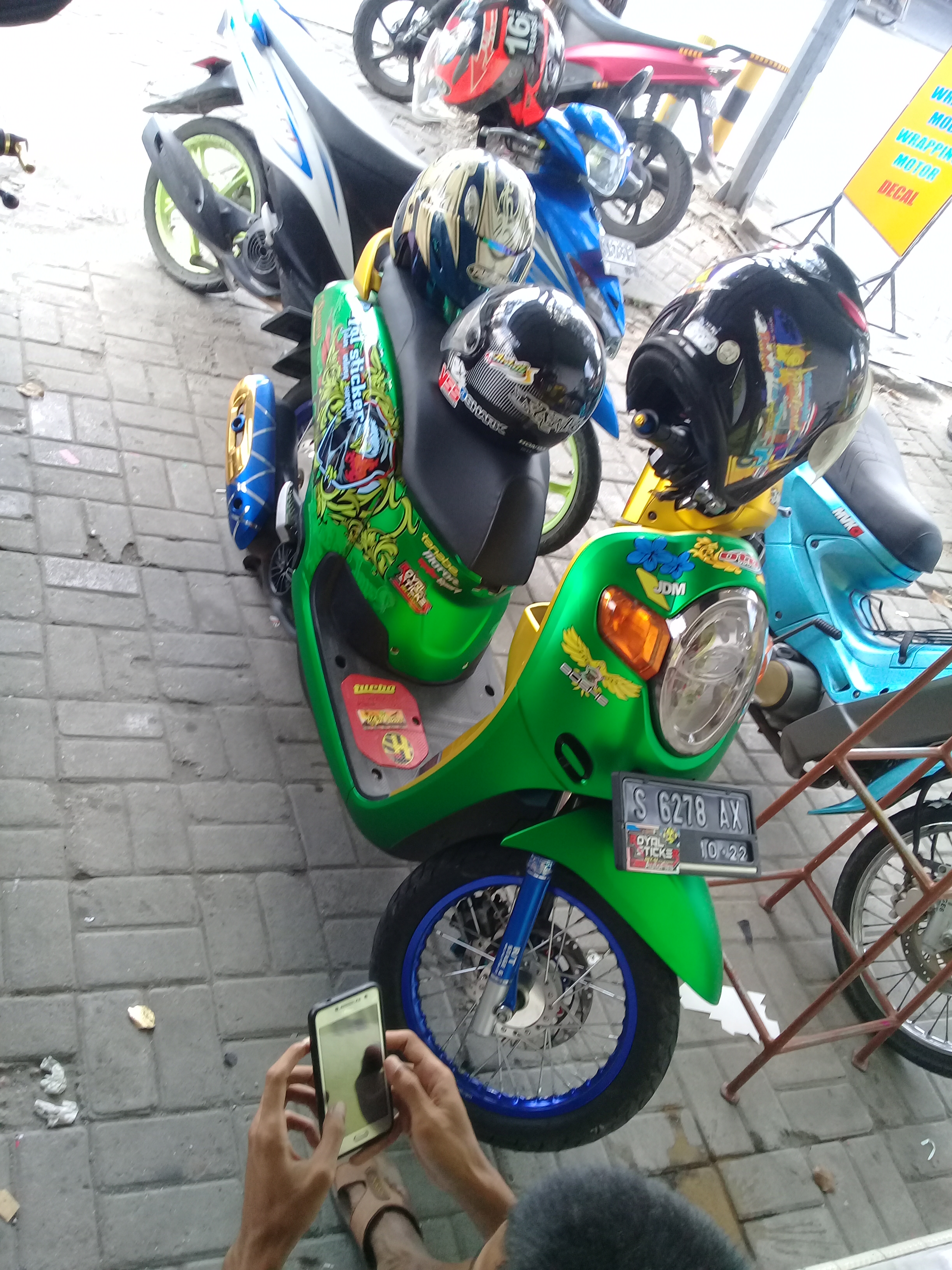 Scoopy Ring 12 Modif Green Royal Rider Ndeso94 Dot Com